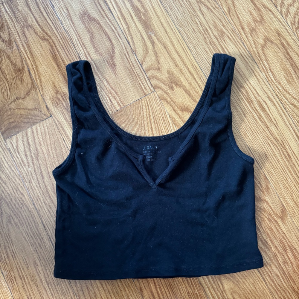 Brandy Melville Black crop top tank